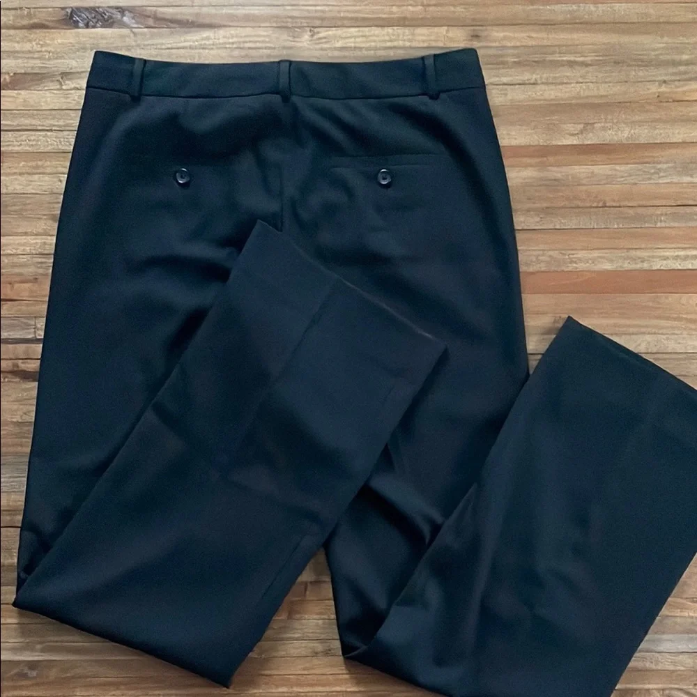 🩷Sale🩷 Banana Republic Black Trousers Straight Leg - NWOT - Sz 6 - Picture 3 of 6